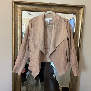 Bar III Women's Blush Draped Blazer